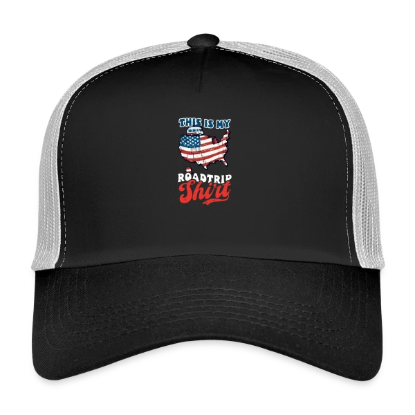 Ma Tenue Road Trip USA sur Casquette trucker