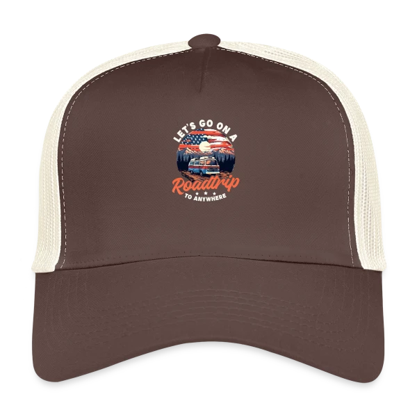 Van Hippie Aventure sur Casquette trucker