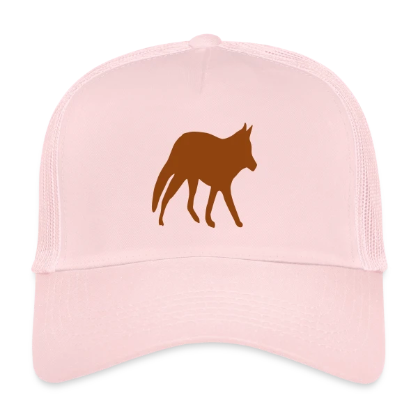 Silhouette Renard Sauvage sur Casquette trucker