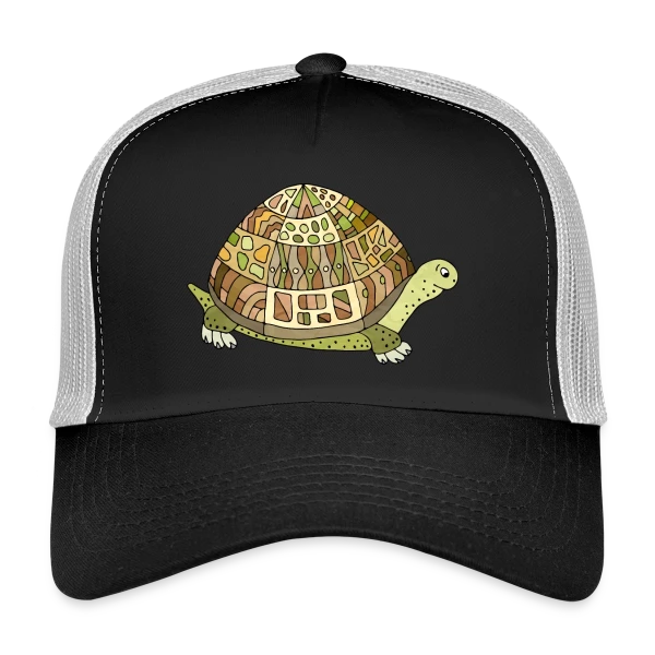 Tortue Mignonne sur Casquette trucker