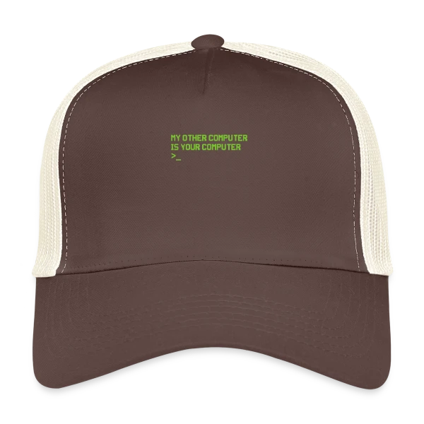 Hacker Codeur Computerfreak Nerd - Cadeau Hacking sur Casquette trucker