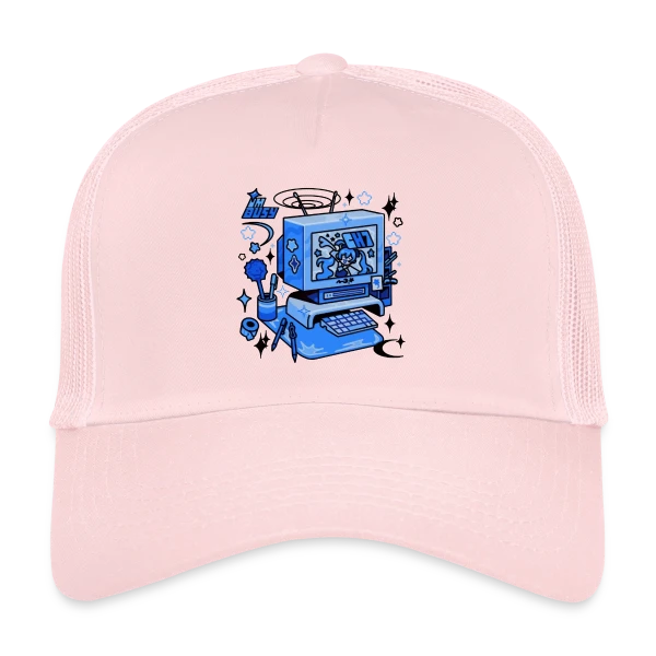 Ordinateur Rétro "I'm Busy" sur Casquette trucker