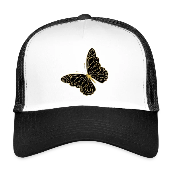 Papillon Élégant sur Casquette trucker