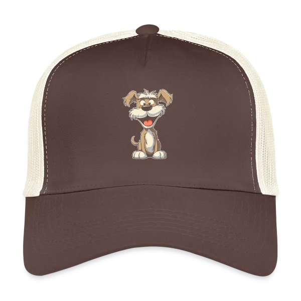 Schnauzer Joyeux sur Casquette trucker
