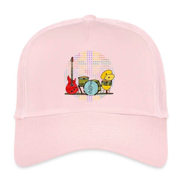 Mélodies d'Instruments sur Casquette trucker