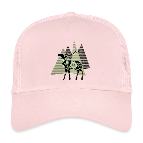 Cerf Majestueux sur Casquette trucker