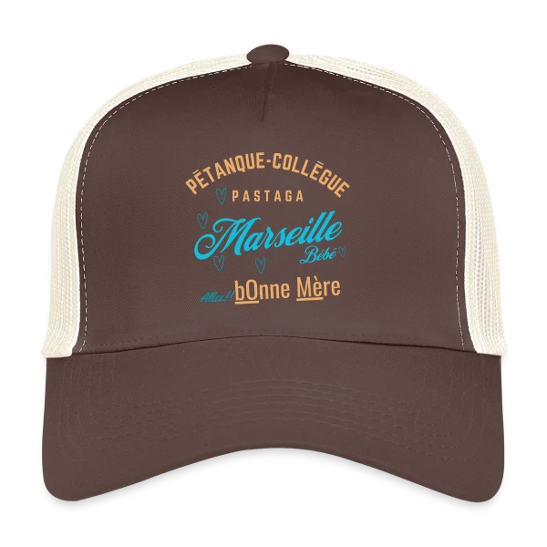 Mots Doux de Marseille sur Casquette trucker