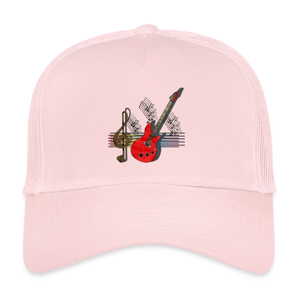 Passion Guitare sur Casquette trucker
