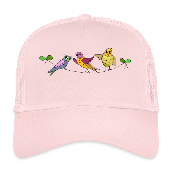 L'Oiseau Libre sur Casquette trucker