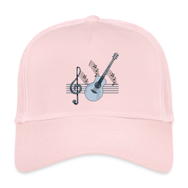 Mélodie Guitare sur Casquette trucker