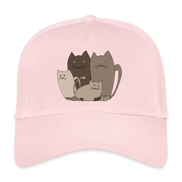 Le Chat Mignon sur Casquette trucker