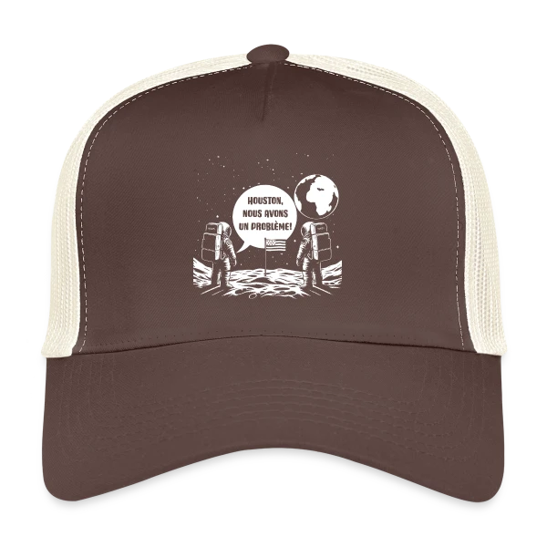 Houston, Nous avons un Problème - Citation Spatiale sur Casquette trucker