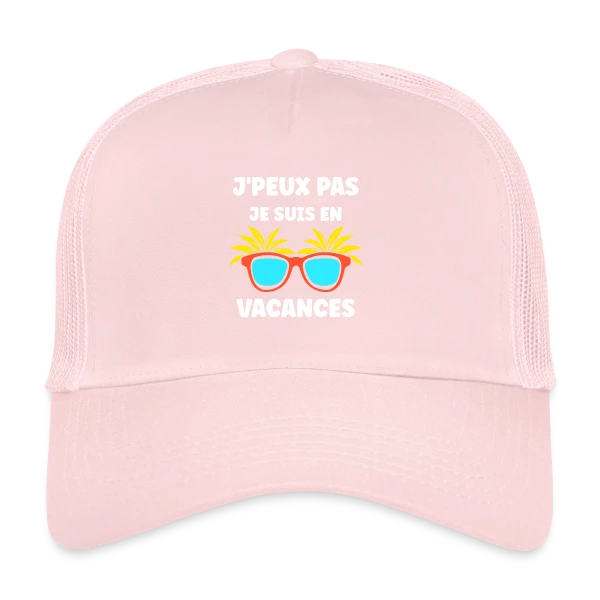 Lunettes de Soleil Tropicales sur Casquette trucker