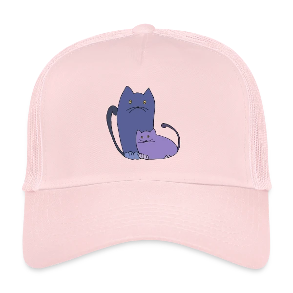 Amour Félin sur Casquette trucker