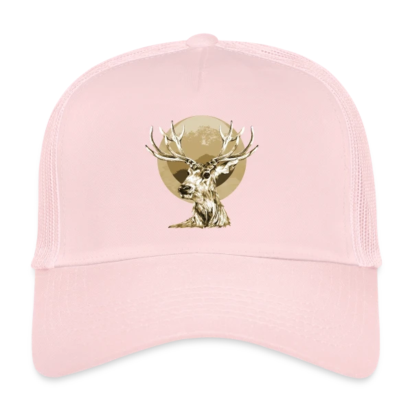 Cerf Majestueux sur Casquette trucker