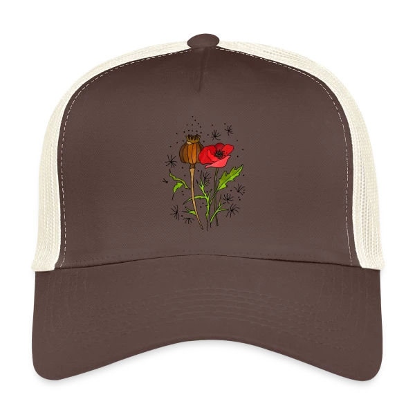 Éclat Floral sur Casquette trucker