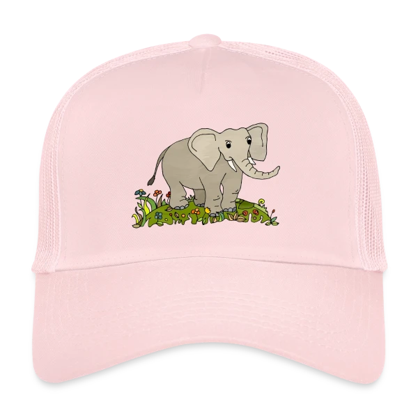 L'Éléphant Majestueux sur Casquette trucker