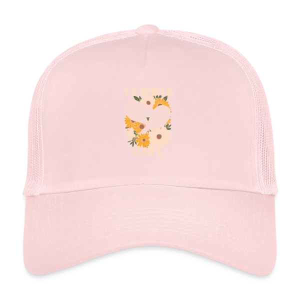 Tennis : Joueuse et Passionnée sur Casquette trucker
