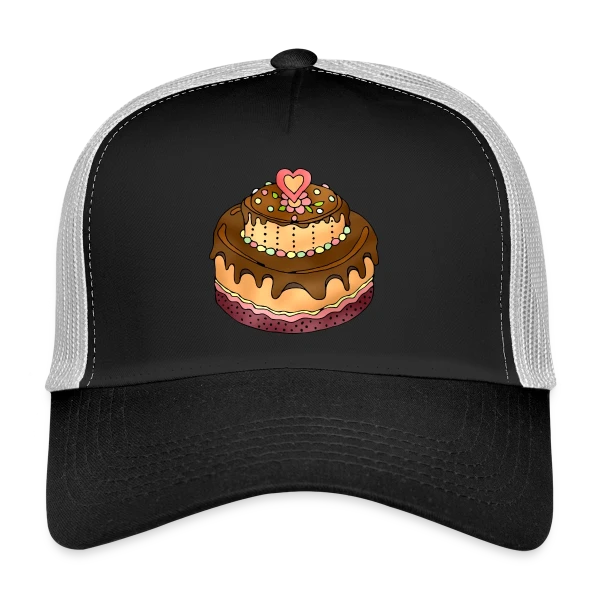 Gâteau Festif sur Casquette trucker