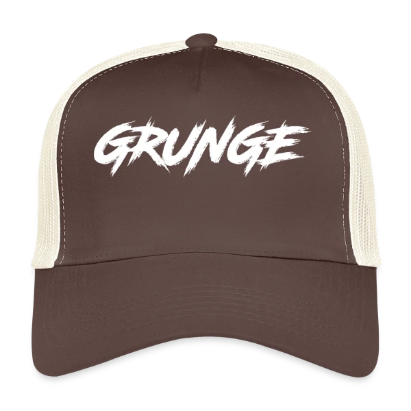 Effet Grunge Blanc Texturé sur Casquette trucker