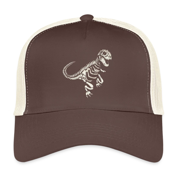 T-Rex Fossile : L'Esprit Préhistorique des Dinosaures sur Casquette trucker