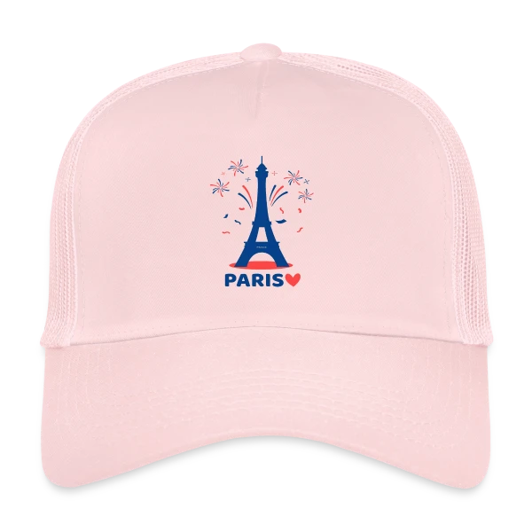 Tour Eiffel Festive Enfants sur Casquette trucker