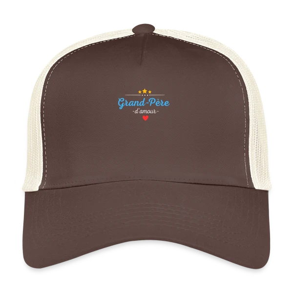 Grand-Père d'Amour : Personnalisé avec Noms des Petits-Enfants sur Casquette trucker