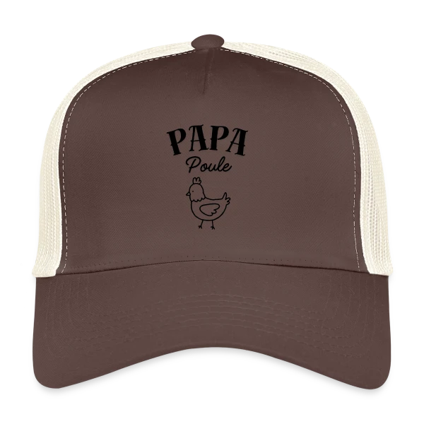 'Papa Poule' - Le Protecteur Attentionné de la Famille sur Casquette trucker