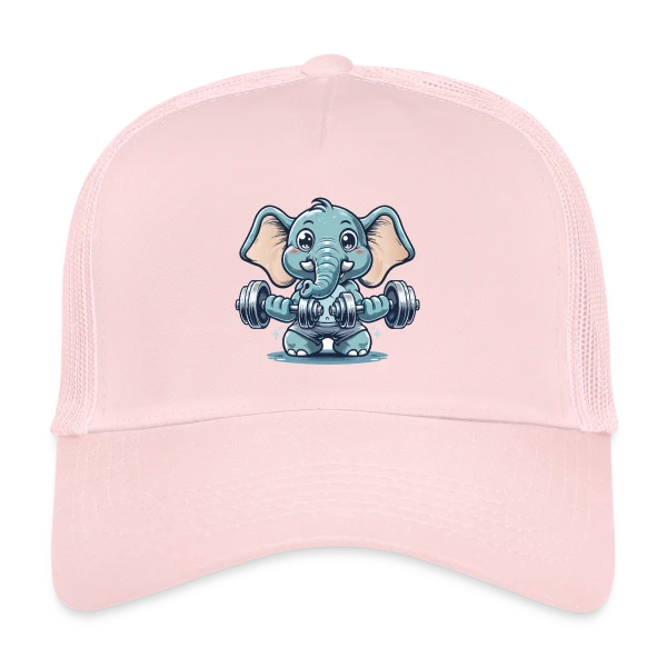 L'Éléphant Sportif Rigolo sur Casquette trucker