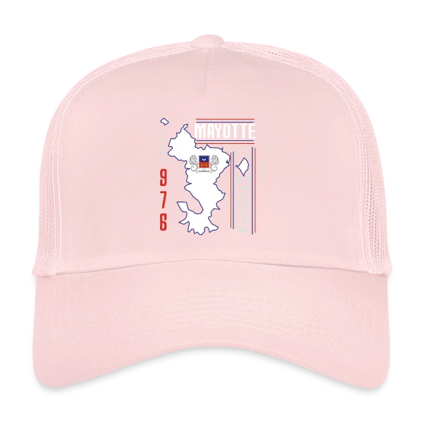 Carte Mayotte 976 sur Casquette trucker