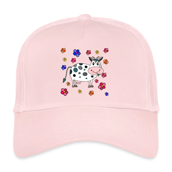 Krowa, la Vache Amusante sur Casquette trucker