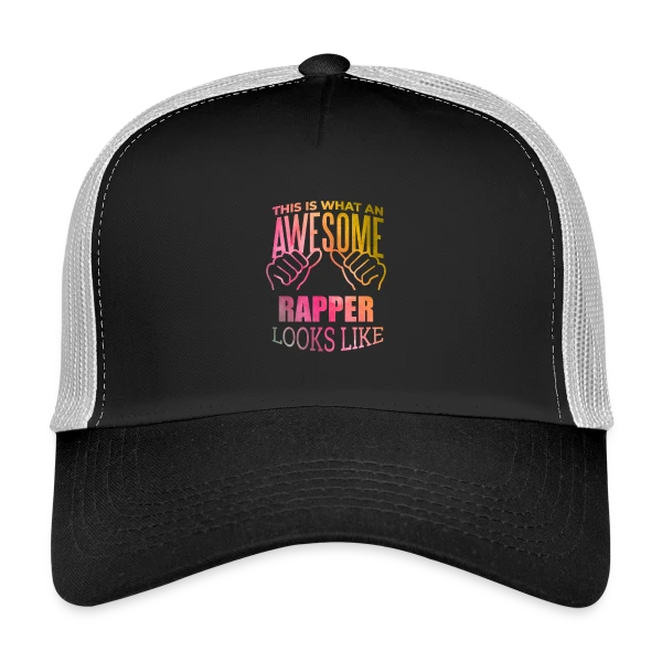 "Rap Rap Rap" Style Urbain Hip-Hop sur Casquette trucker