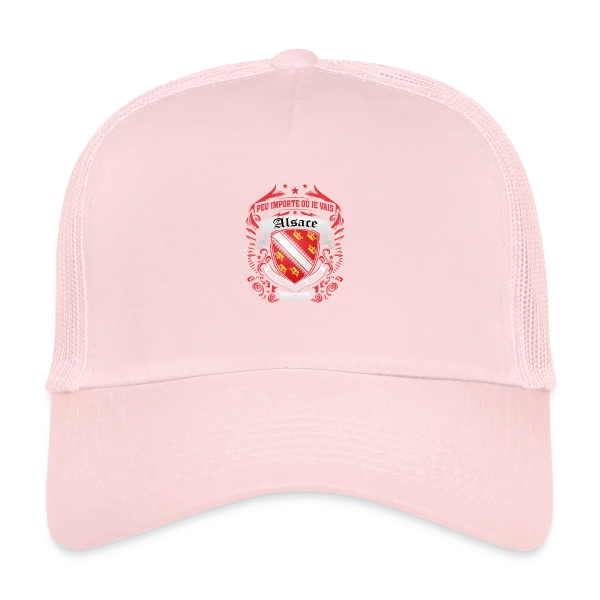 Alsace Mon Cœur Ma Maison sur Casquette trucker