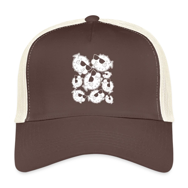 Poisson Globe Lunettes Cool sur Casquette trucker