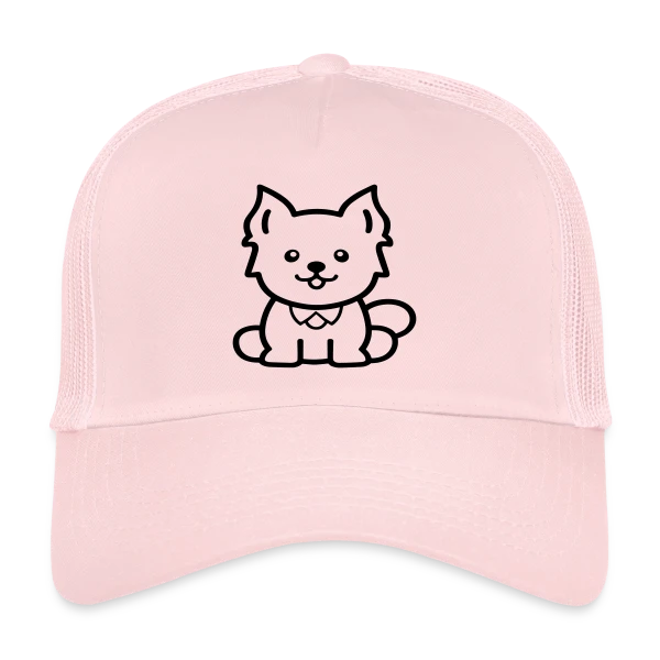 Petit Chien Mignon sur Casquette trucker