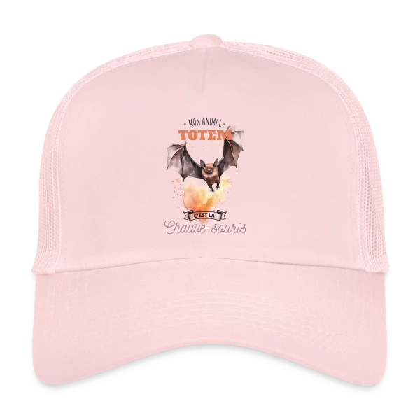 Chauve-souris Mon Animal Totem sur Casquette trucker