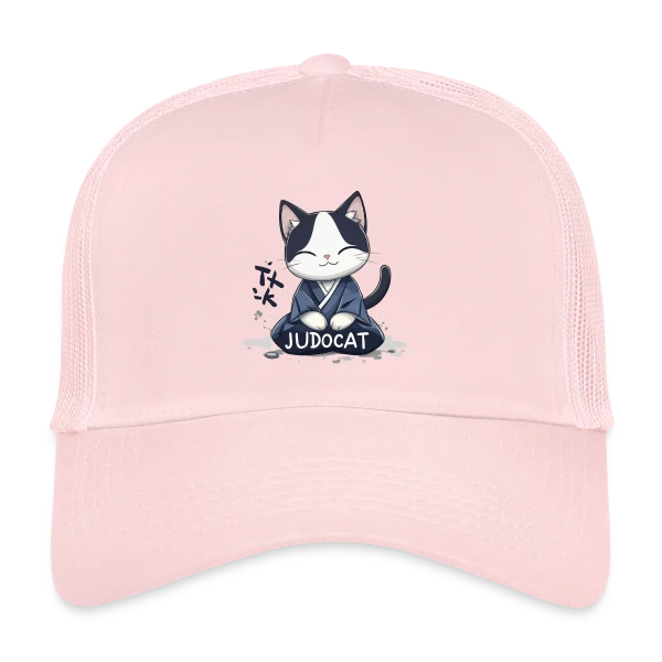 JUDOCAT: Le chat manga judoka sur Casquette trucker