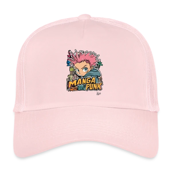 Explosion Manga Punk Japonais sur Casquette trucker