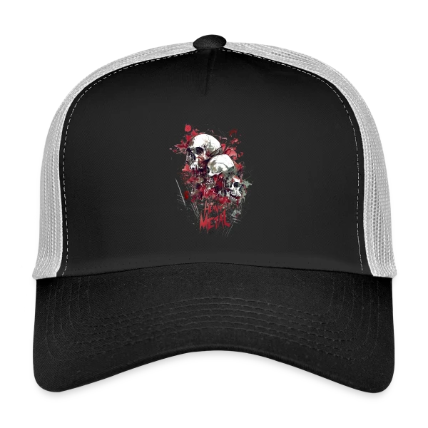 Esprit Heavy Metal sur Casquette trucker