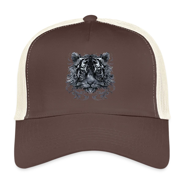 Tigre Majestueux Ornemental sur Casquette trucker