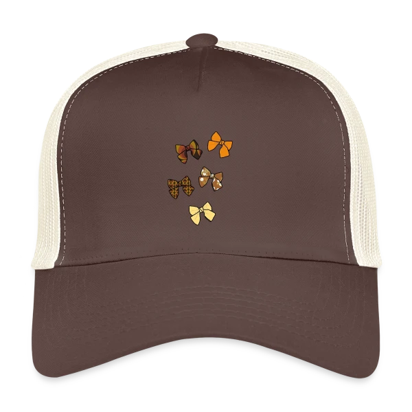 Nœuds Papillon Rétro Années 70 sur Casquette trucker