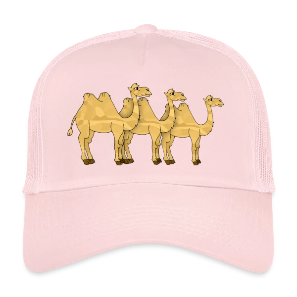 Chameau du Désert Stylé sur Casquette trucker