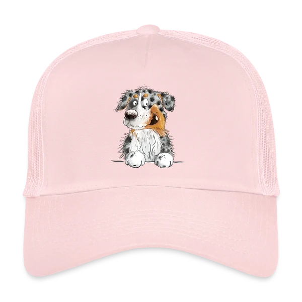 Berger Australien Blue Merle Drôle et Amusant sur Casquette trucker