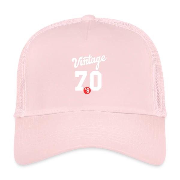 Esprit Années 70 sur Casquette trucker