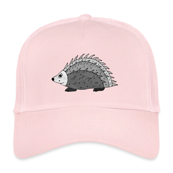 Hérisson Amical sur Casquette trucker