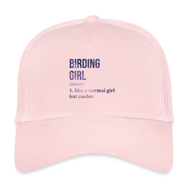 Birding Girl Galaxie sur Casquette trucker