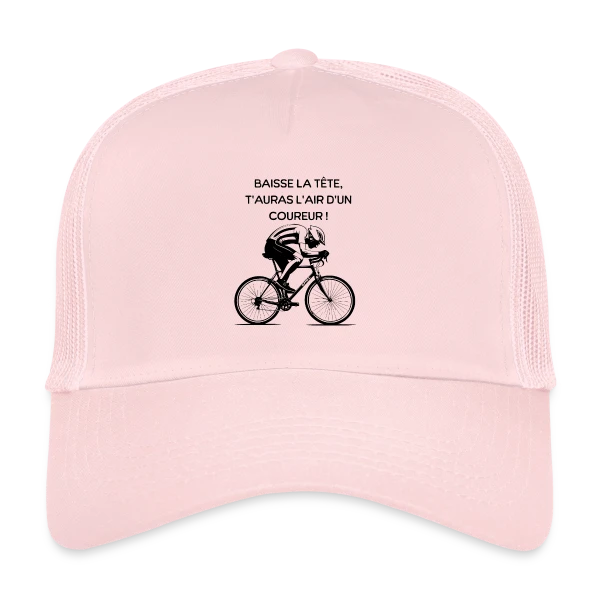 Cyclisme Humour - Design Minimaliste Vélo sur Casquette trucker