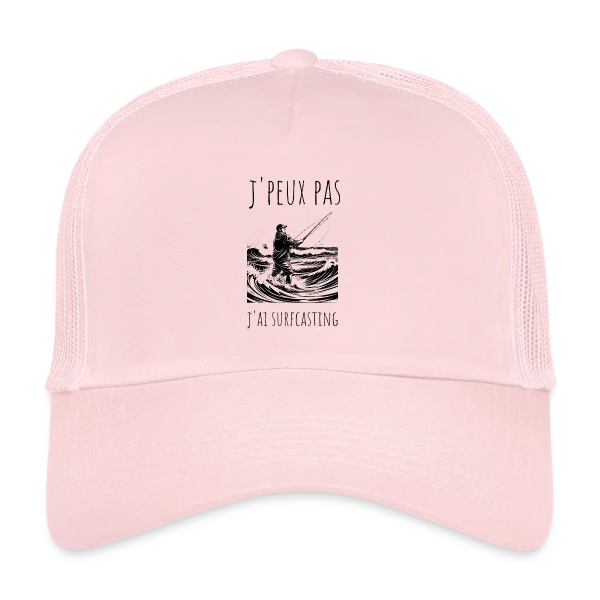 Surfcasting : L'Art de la Pêche en Mer sur Casquette trucker