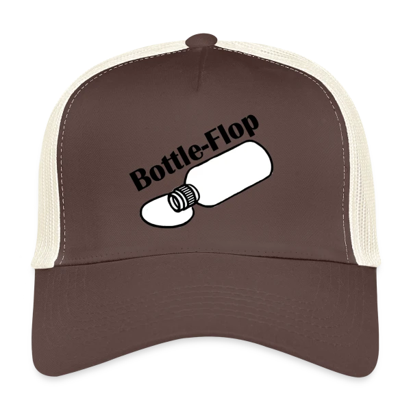 Bottle Flop Défi Raté sur Casquette trucker