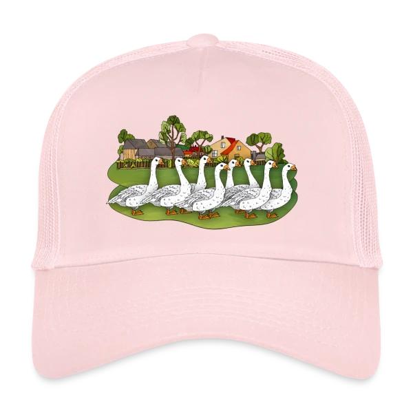 L'Oie Élégante sur Casquette trucker